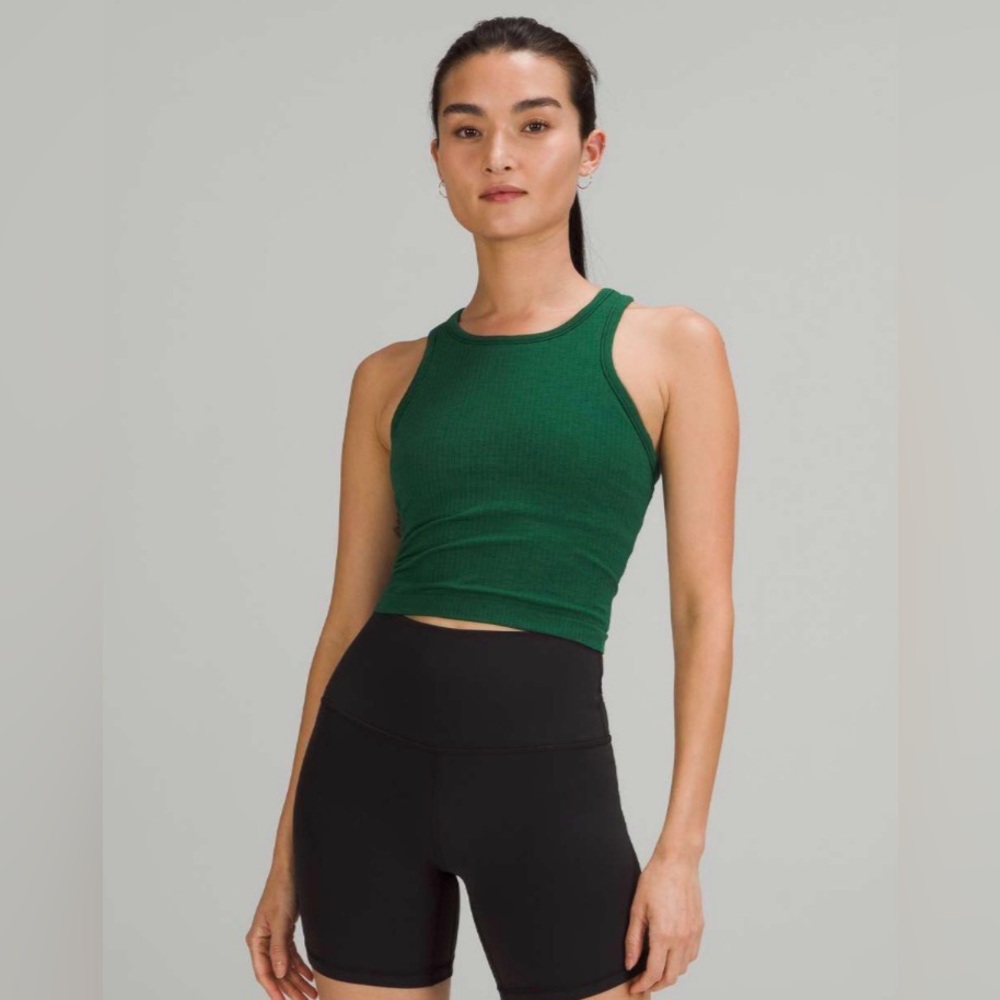 Lululemon Ebb to Street Cropped Racerback Tank Top